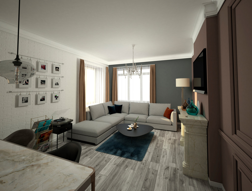 Американская неоклассика для взрослой семейной пары.