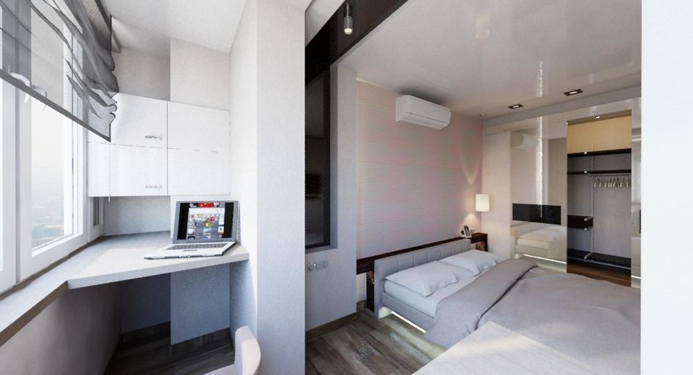 Двухкомнатная квартира в современном стиле - 64 м.кв.