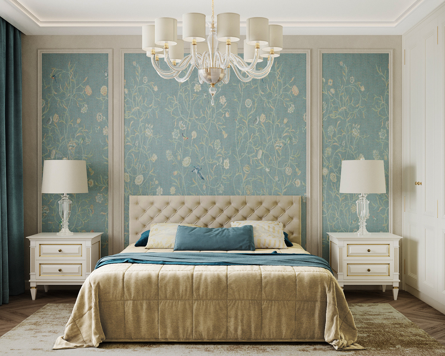 Дизайн квартиры в неоклассическом стиле