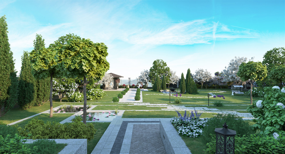 Проект благоустройства загородного участка п.Каменка