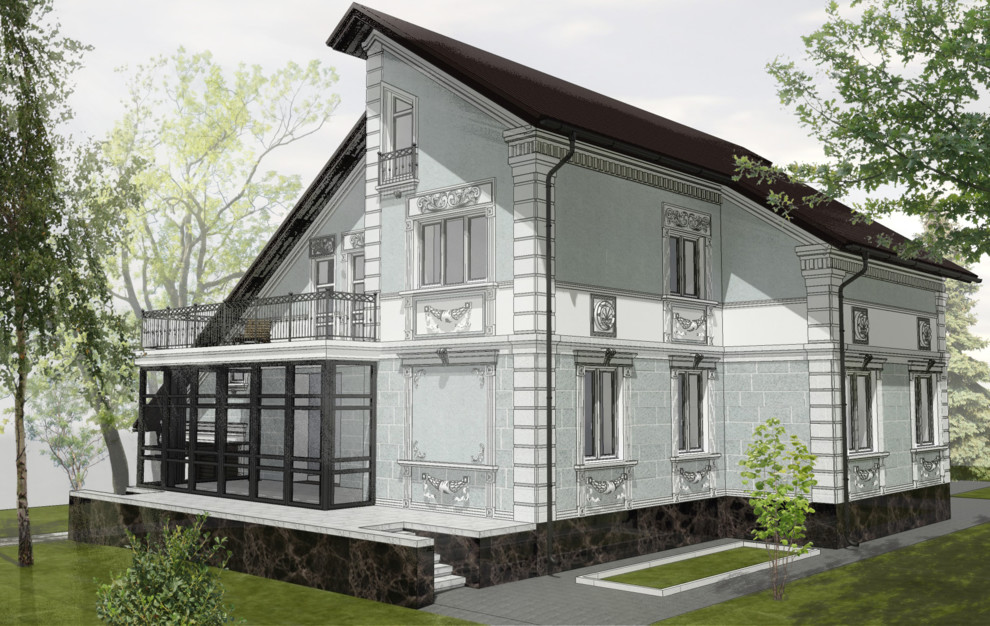 Обложка проекта: Новые фасады старой советской дачи