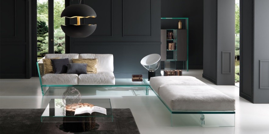 GLASS SOFA