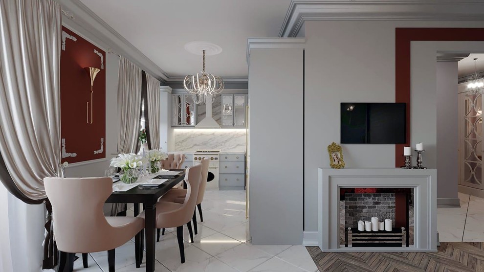 Проект трех комнатной квартиры в 100м2