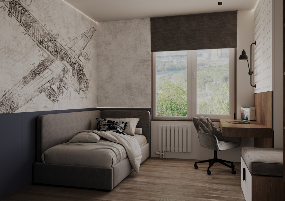 Квартира для семейной пары с ребенком в ЖК Полюса. 57,3 кв.м.