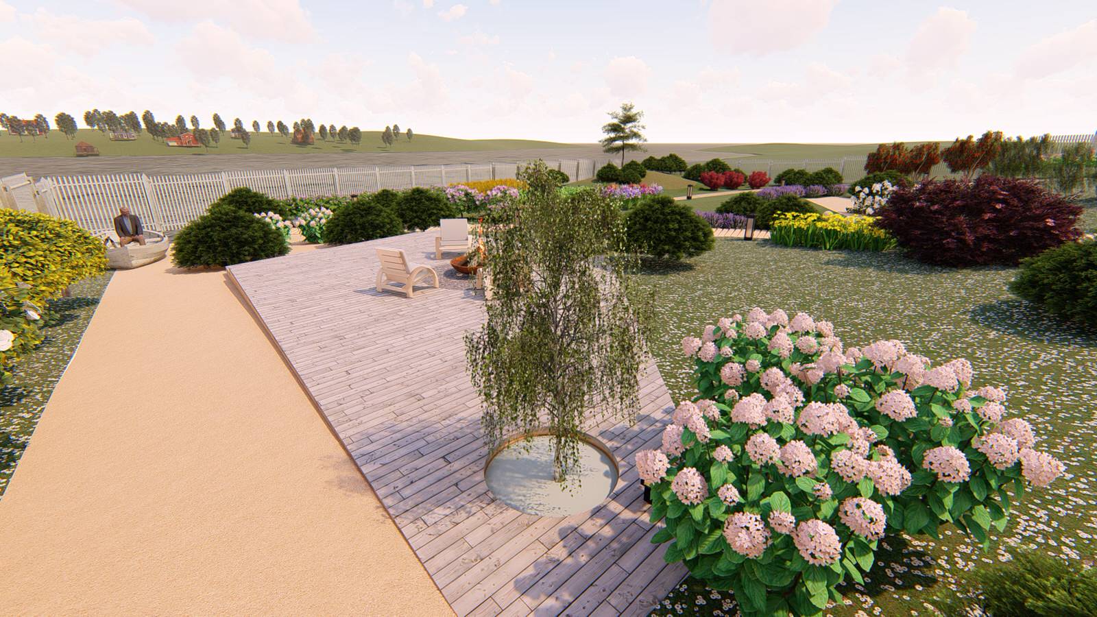 Проект ландшафтного благоустройства в посёлке Ушаково