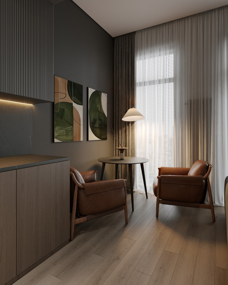 Обложка проекта: Дизайн проект апартаментов 28 Кв под посуточную аренду