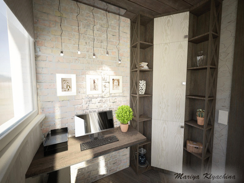 Гостиная с балконом