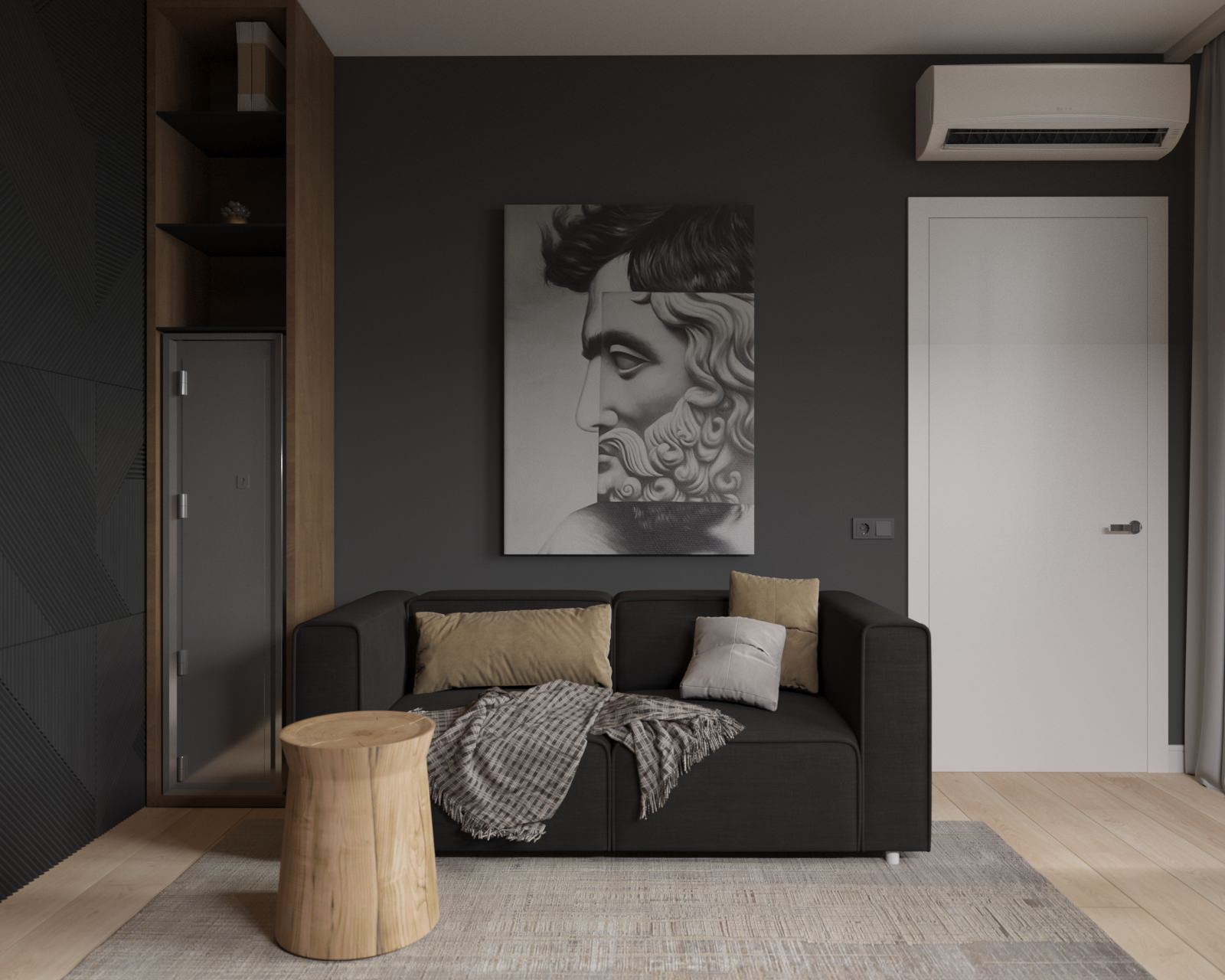 Кабинет в частном доме с.Рощино