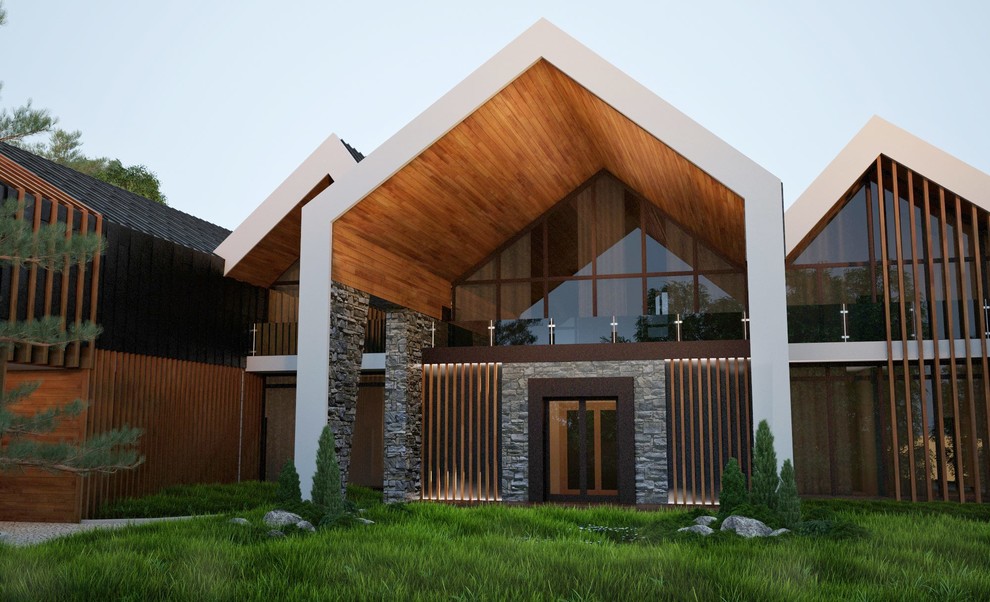 Обложка проекта: 2016 г. Остекление REYNAERS на  Рублево-Успенском шоссе.