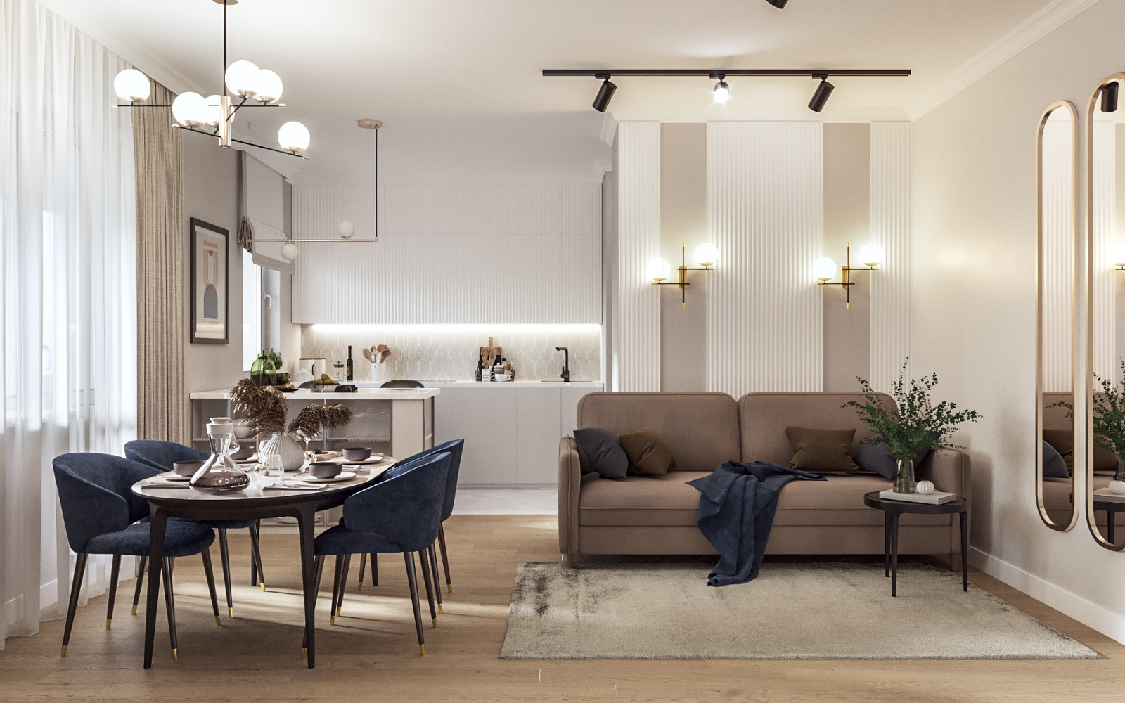 Обложка проекта: 3х комнатная квартира