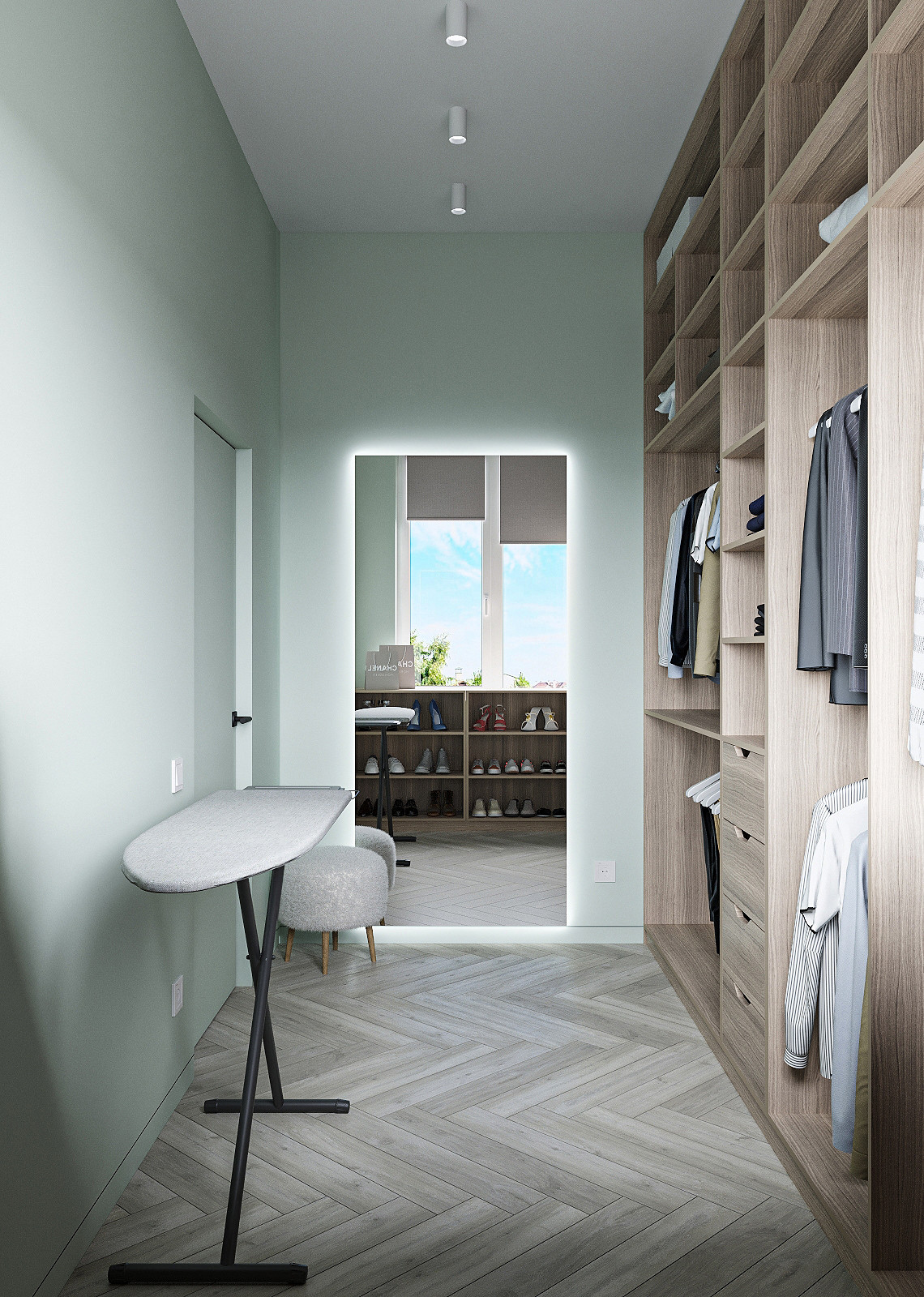 Древесно-мятное дуновение.