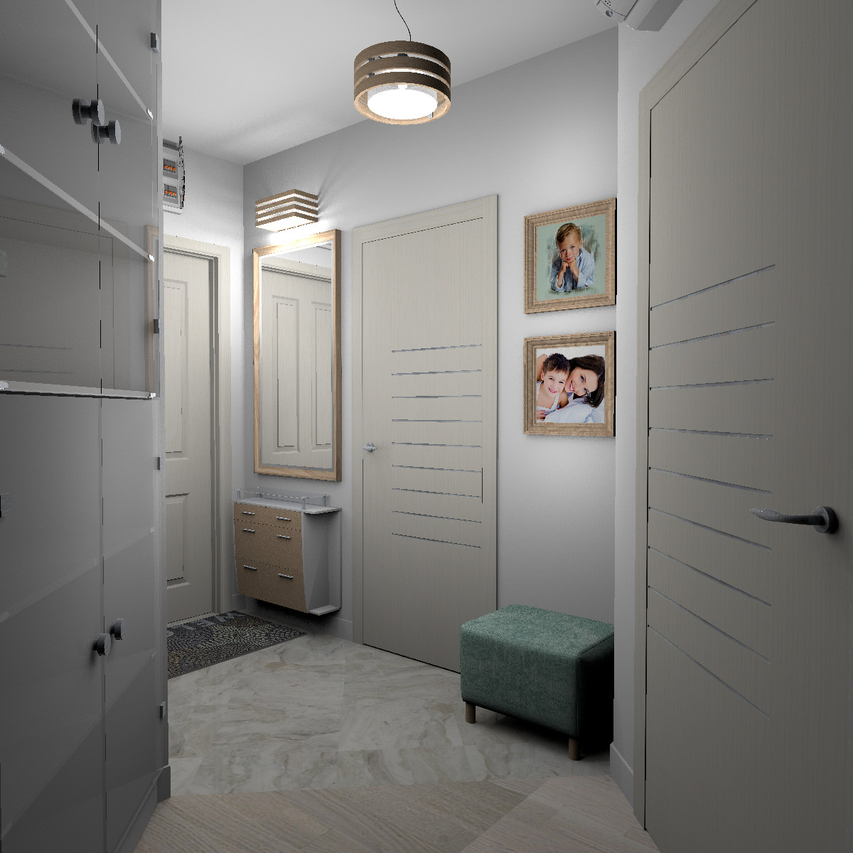 Перепланировка однокомнатной квартиры в Коммунарке для мамы с сыном