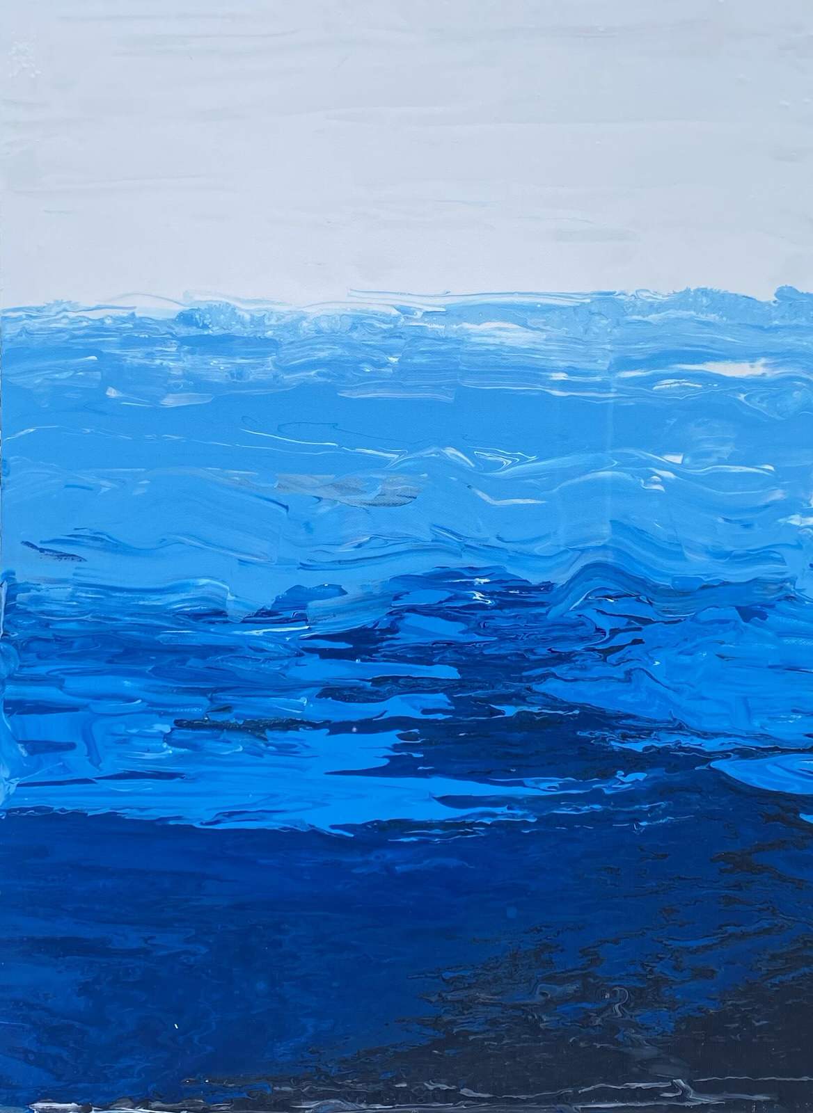 Обложка проекта: Картина абстракция морская. MARINE