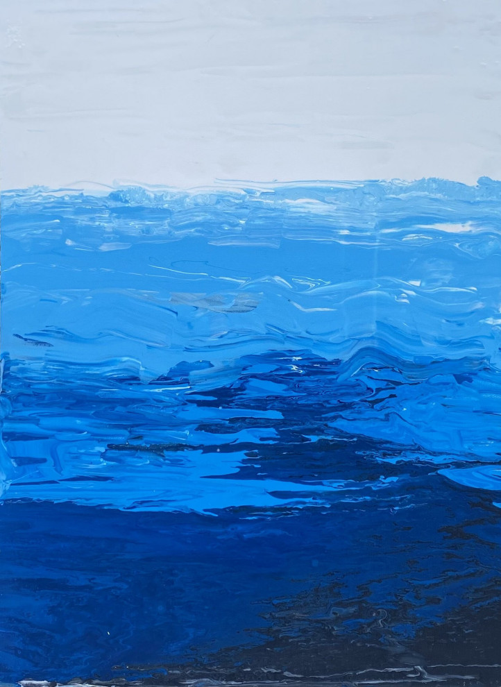 Обложка проекта: Картина абстракция морская. MARINE