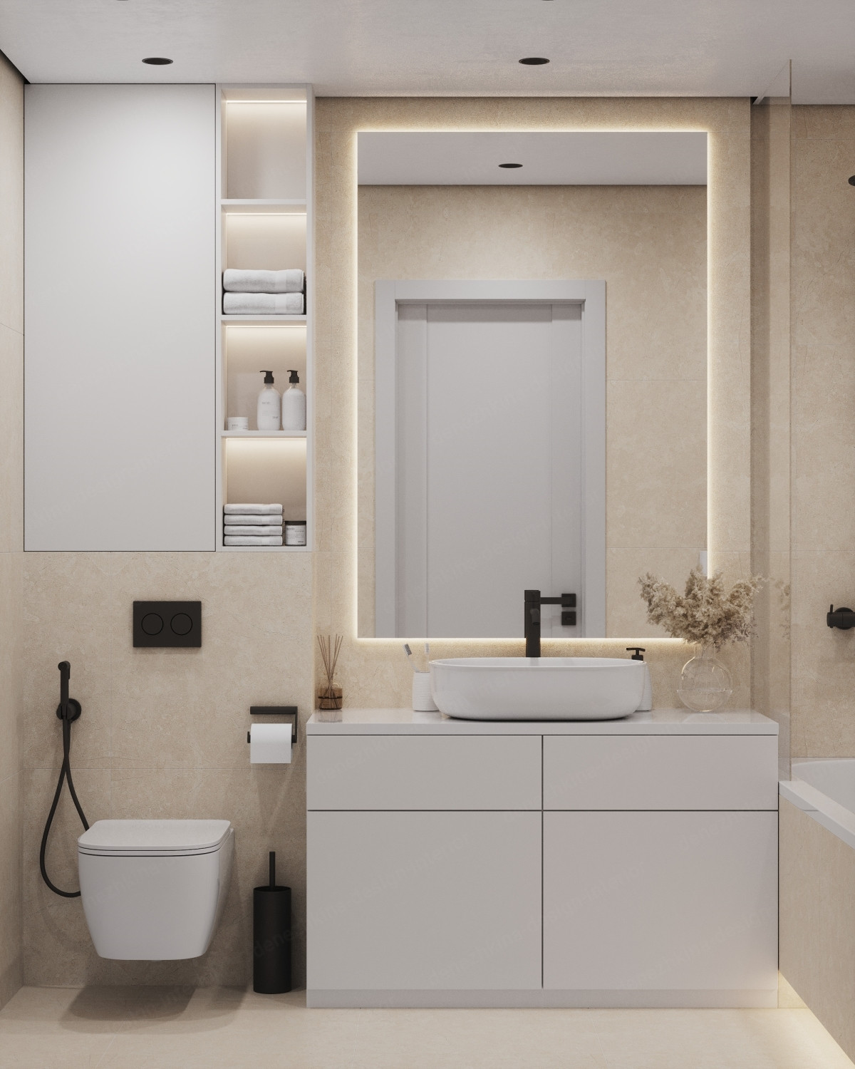 Дизайн проект 3 комнатной квартиры - Красногорск