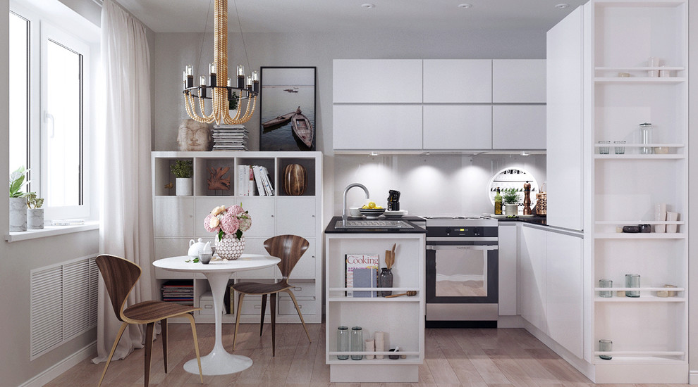 Дизайн интерьера двухкомнатной квартиры Рублевское шоссе