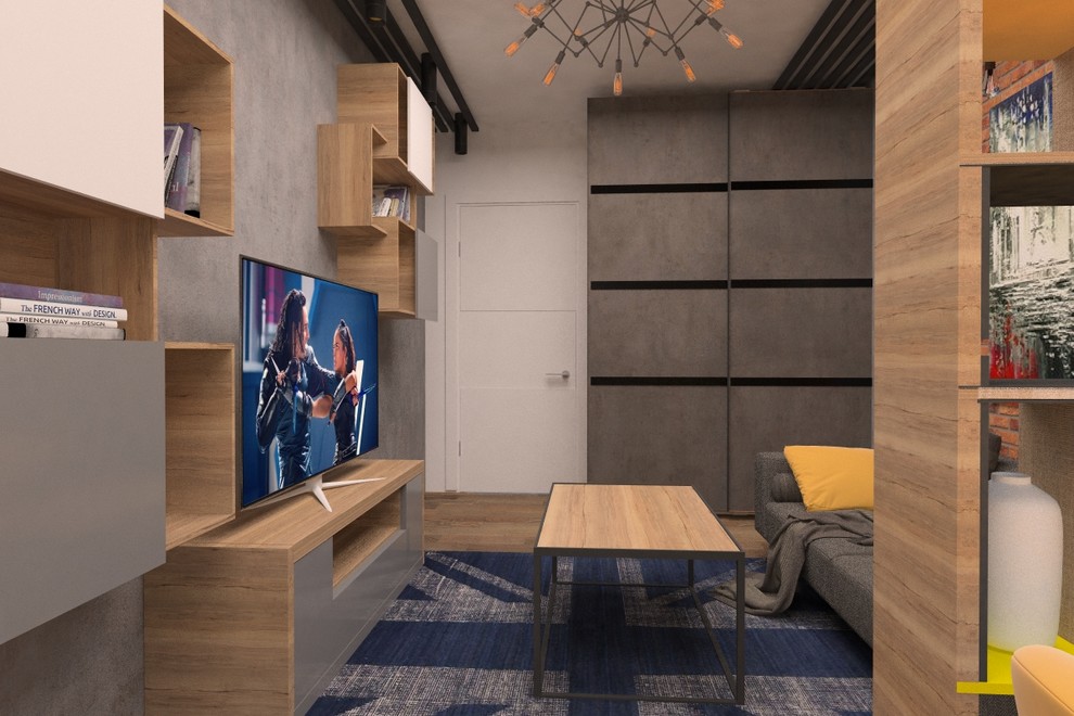 Дизайн 2-х комнатной квартире,в ЖК "Маршал" в стиле лофт