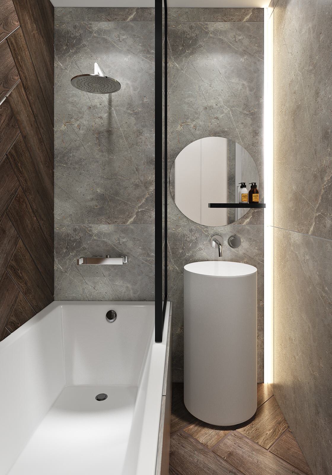 Проект трёхкомнатной квартиры в ЖК "Надежда"