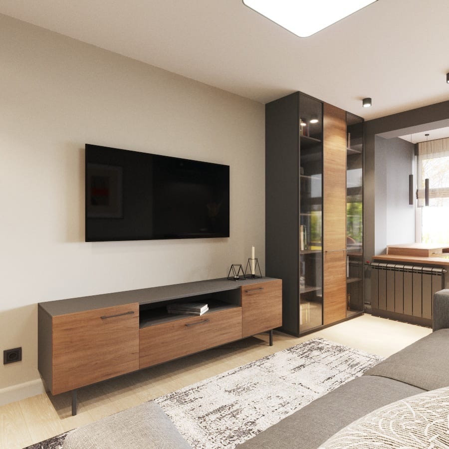 Дизайн проект квартиры на Профсоюзной улице.