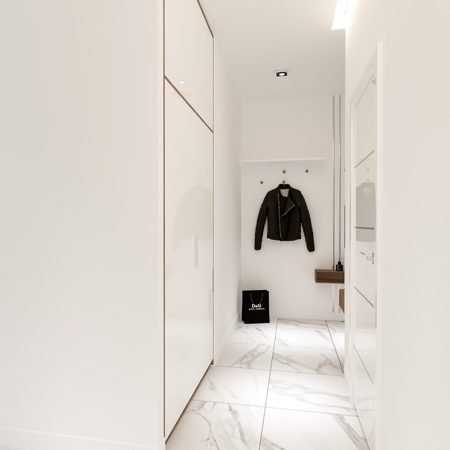 2020. 13. 10. Проект дизайна интерьера квартиры (коридор)