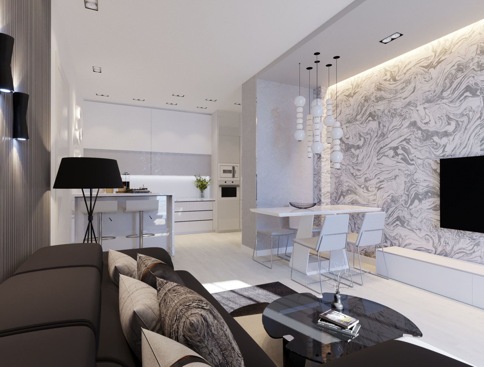 Обложка проекта: Светлый интерьер в современном стиле