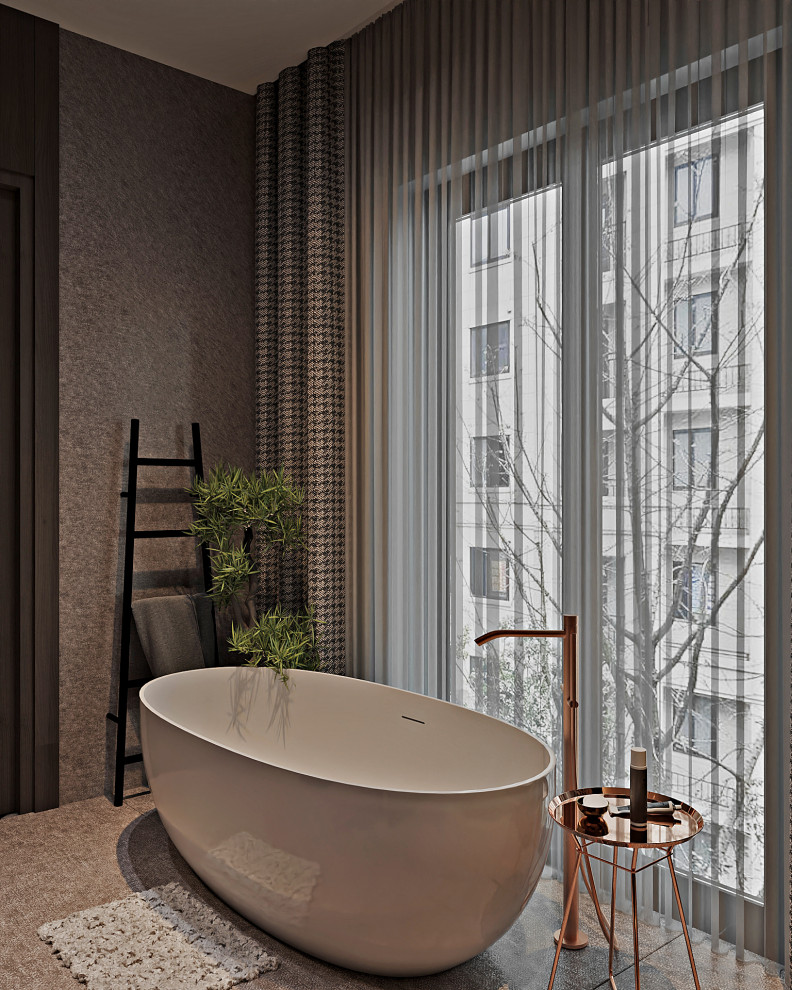 Ванная комната "Медные акценты"