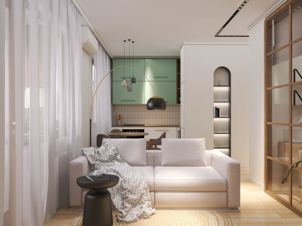 Многофункциональная однушка с элементами "Джапанди"