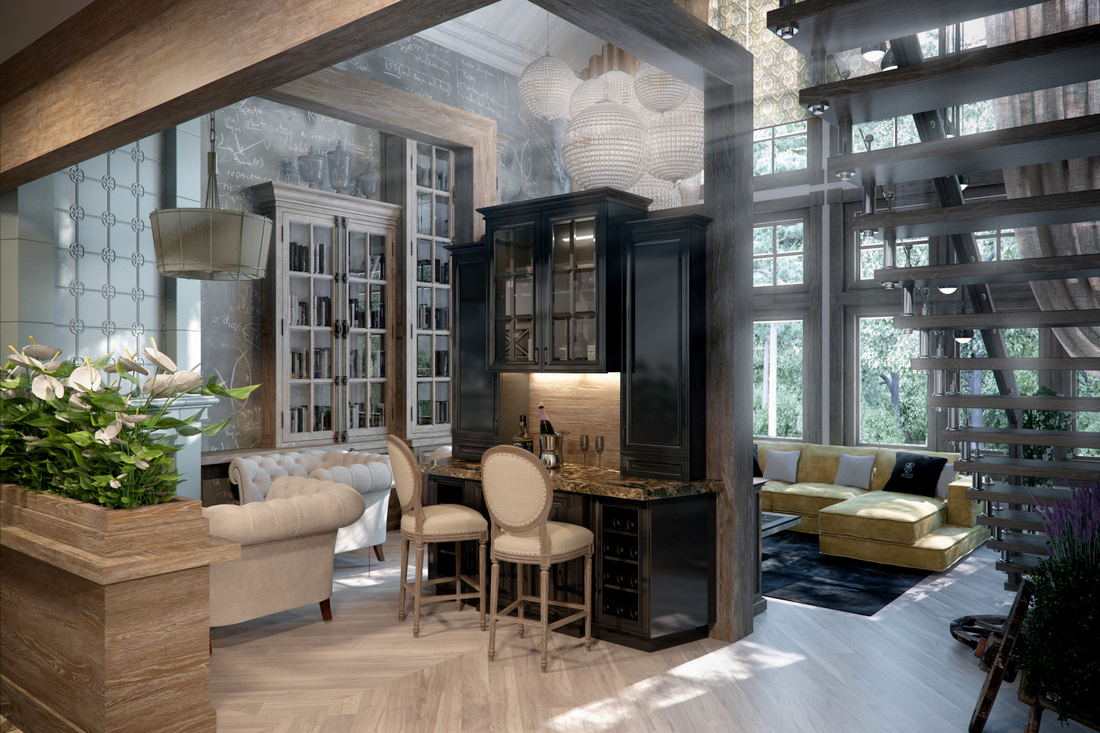 Guestroom and lounge