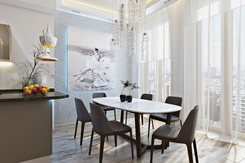 Просторная открытая планировка