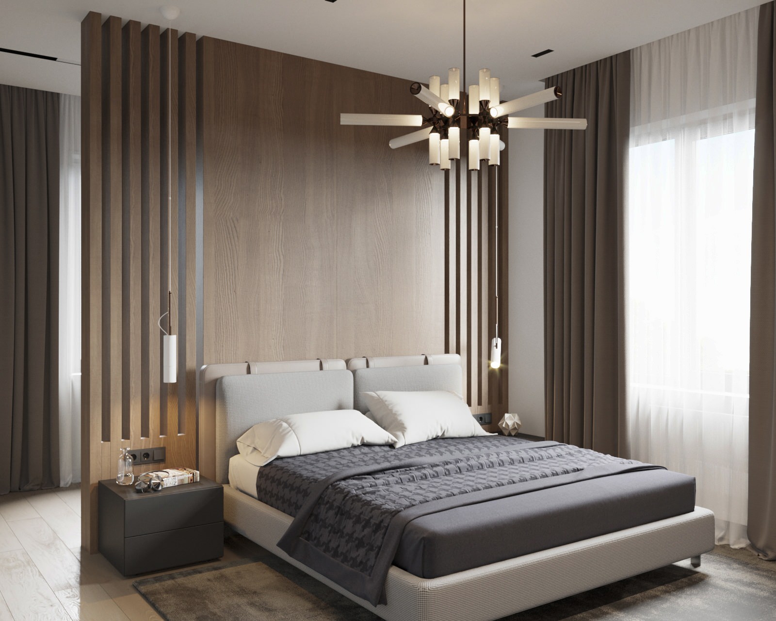 Обложка проекта: Интерьер спальни частного дома с.Рощино