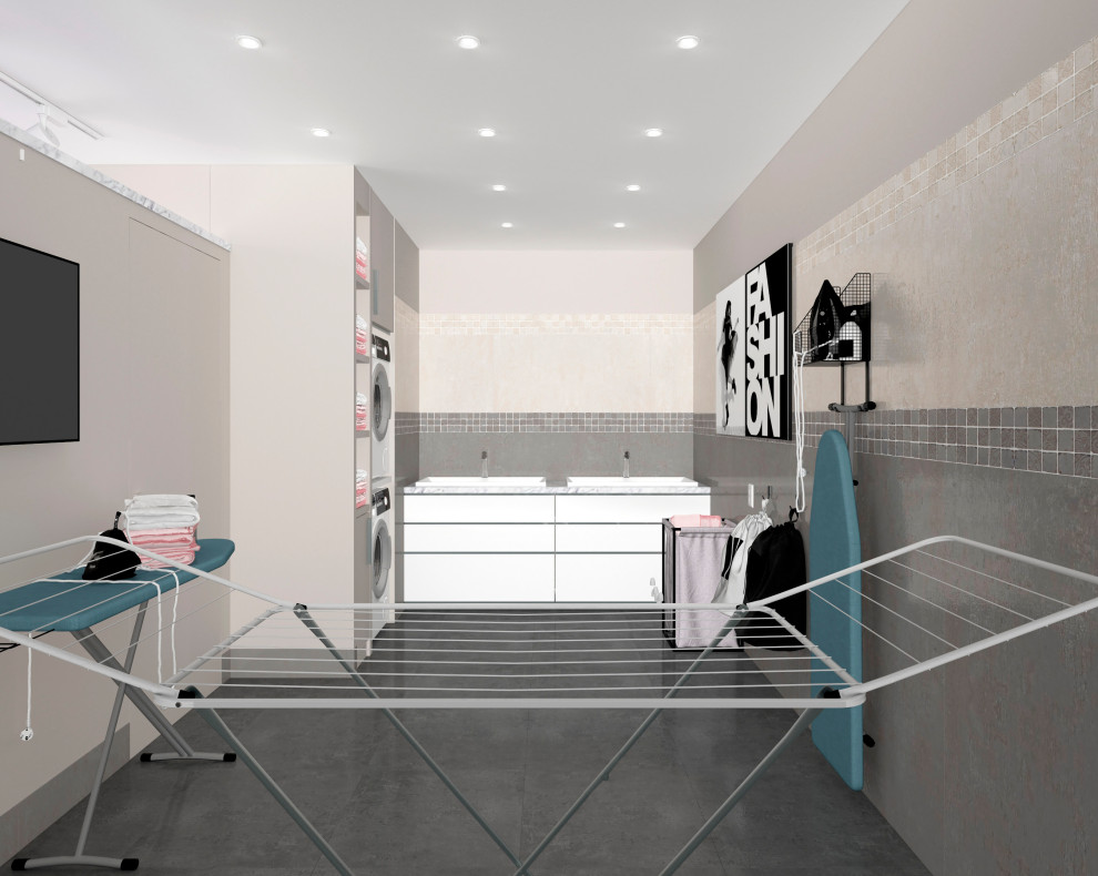 Дизайн проект цокольного этажа частного дома