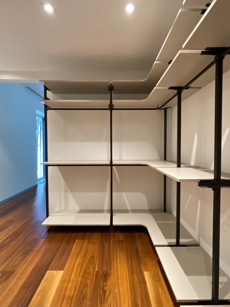 Распашной шкаф с системой RPE raumplus и Гардеробная система UNO raumplus