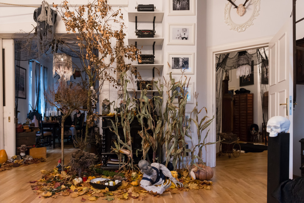 Houzz Германия: Шоу ужасов в одной готической квартире перед Хеллоуином