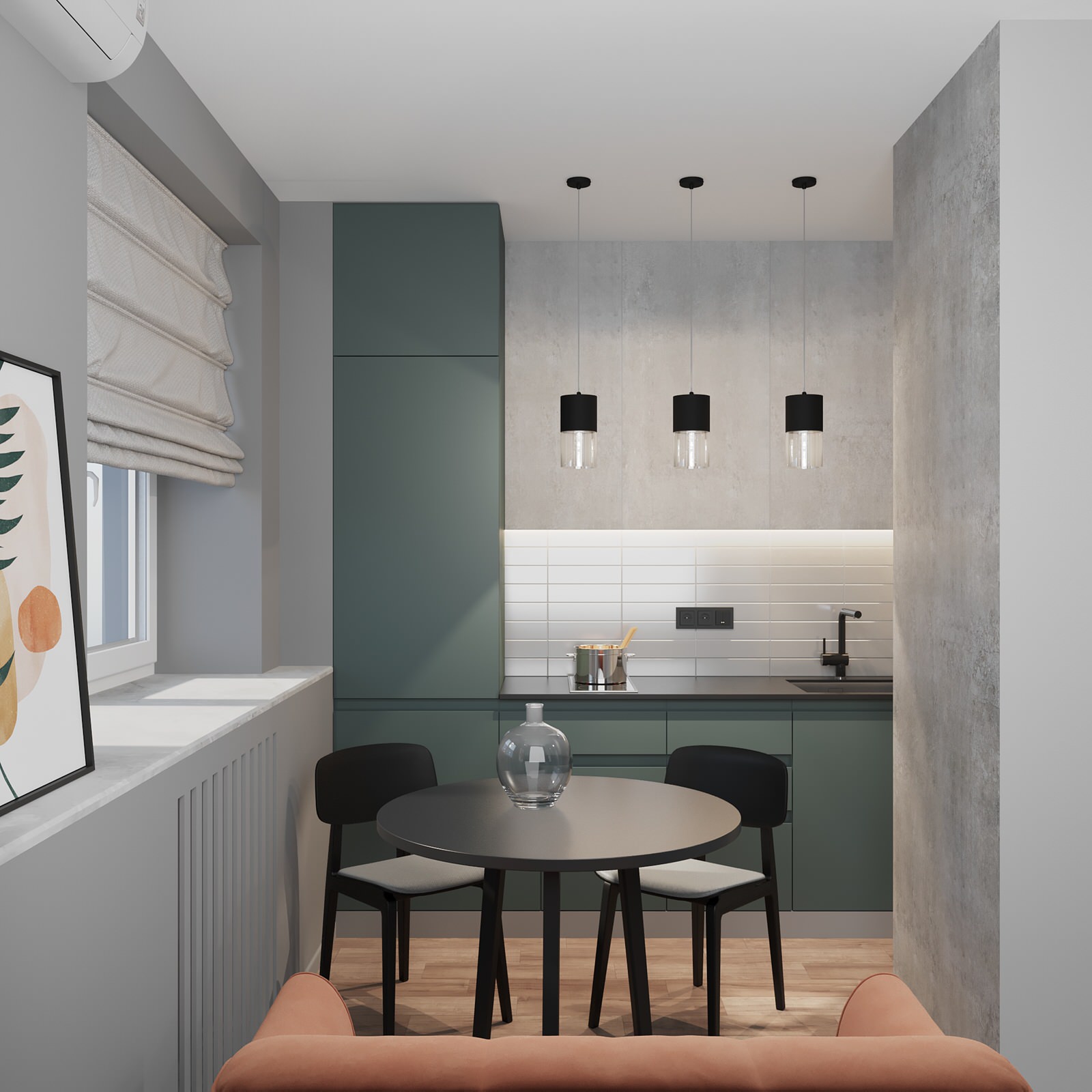 Квартира 36м2 в Москве или 50 оттенков серого