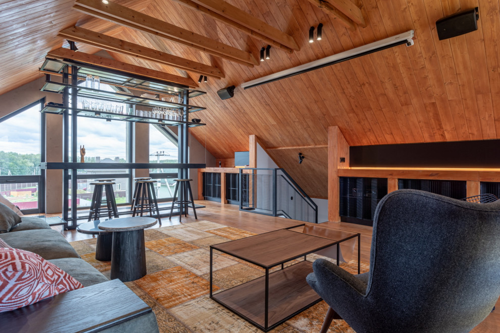 Лофт с сетчатым баром