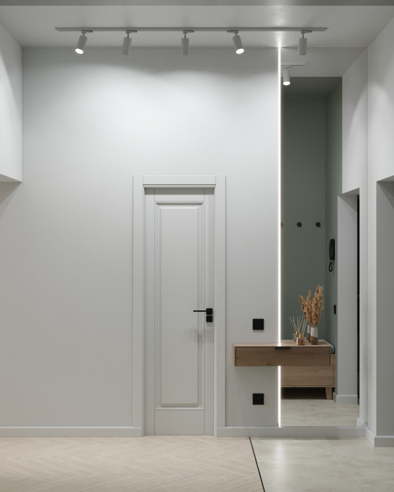 Дизайн-проект квартиры, площадью 59,25 м2, мкр Северный, жк Риф