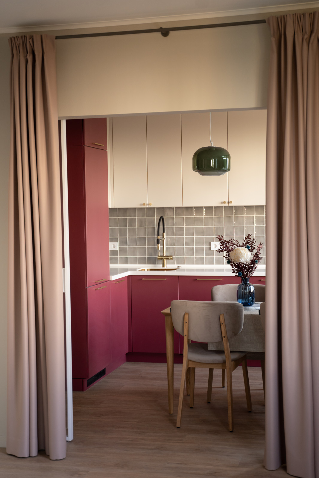 Ягодная кухня в ЖК Лучи