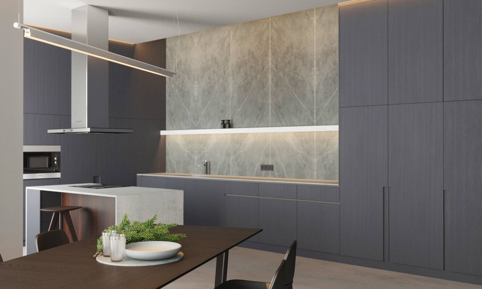 Обложка проекта: современный интерьер загородного дома