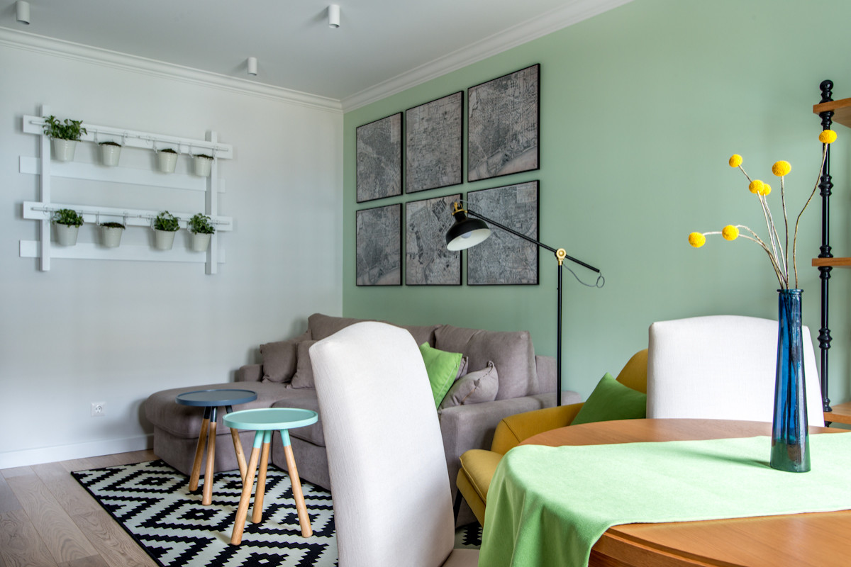 Съёмка квартиры 75м. в ЖК "Варшавское шоссе", проект дизайнера Веры Шевердёнок