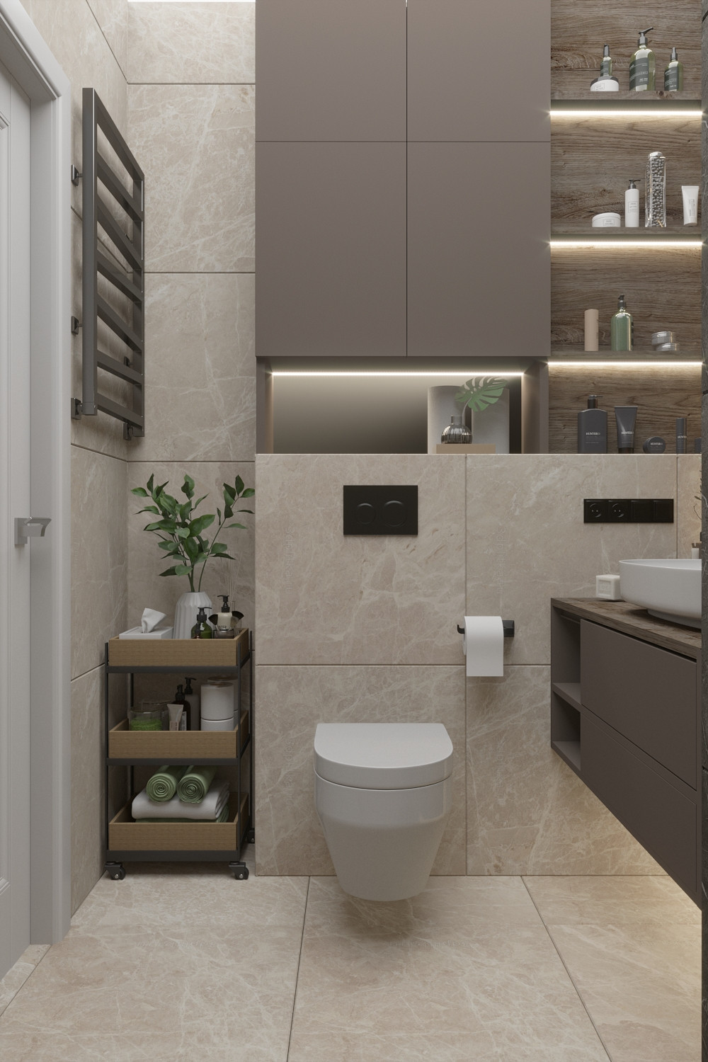 Современная квартира для молодой пары