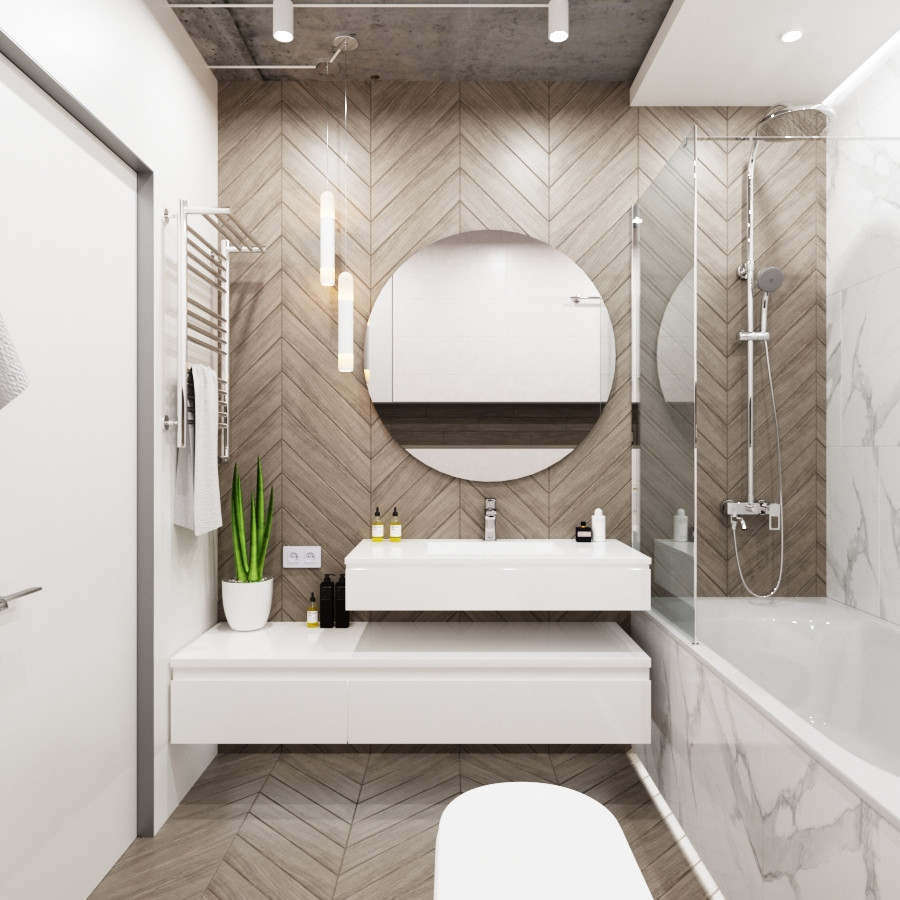 Бетон и мрамор