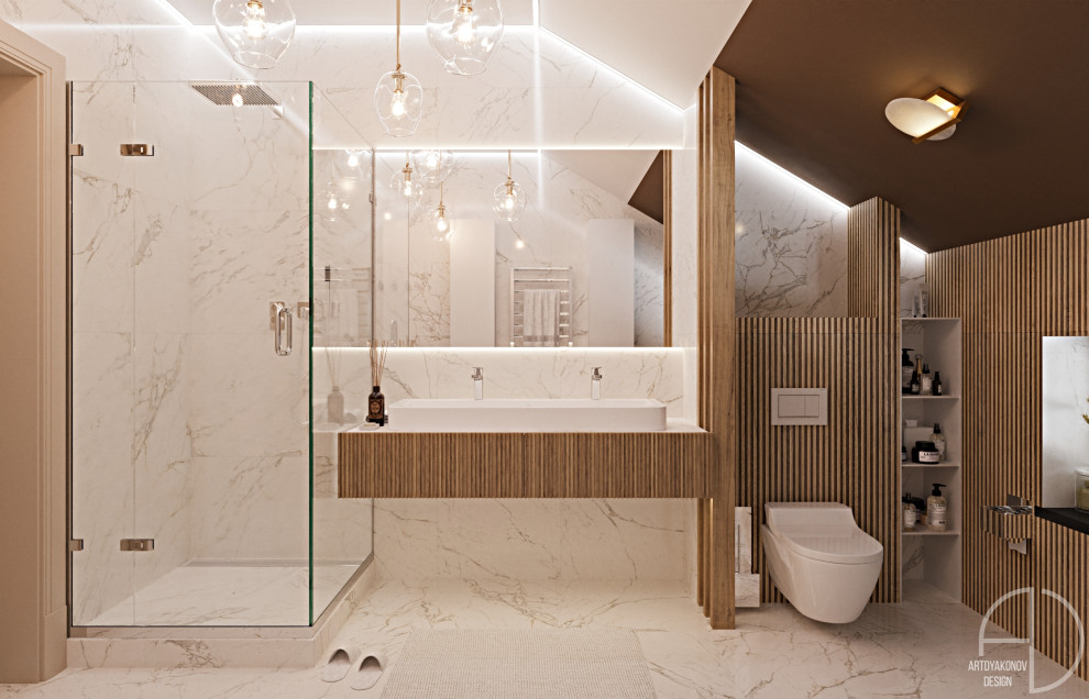 Дизайн интерьера загородного дома. Поселок Зеркальный 250 м2