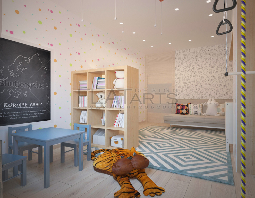 Дизайн 3-ной квартиры в современном, с элементами эко-стиля