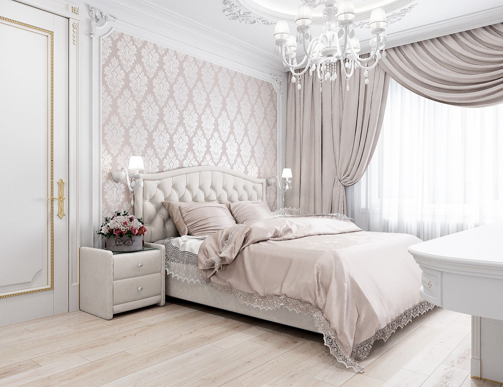 Нежная спальня