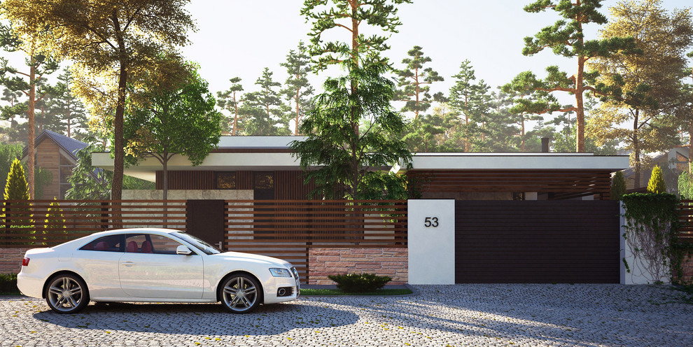 Обложка проекта: Проект дома с внутренним двором