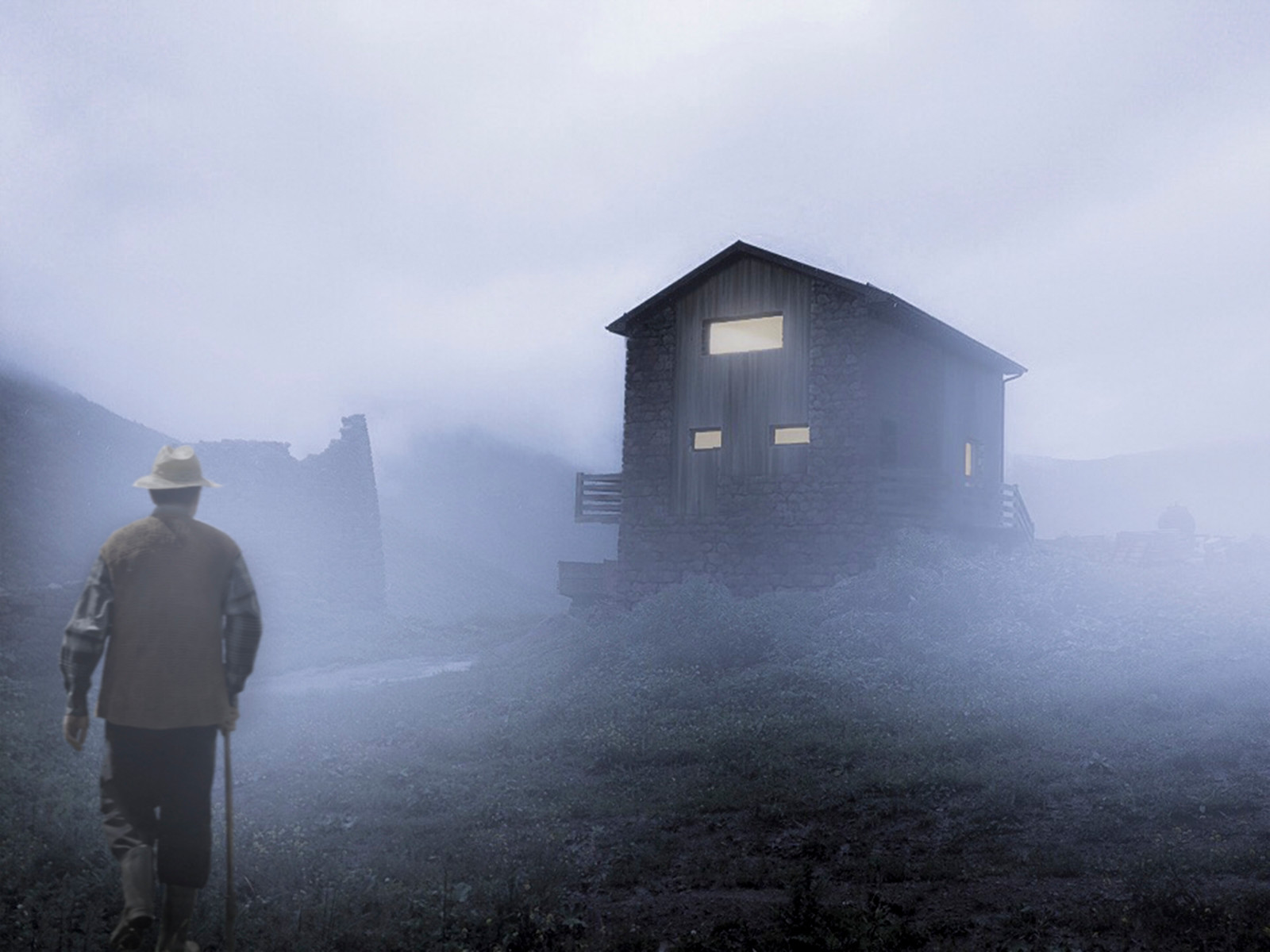 Обложка проекта: Частный жилой дом в посёлке Холст, урочище Джими.
