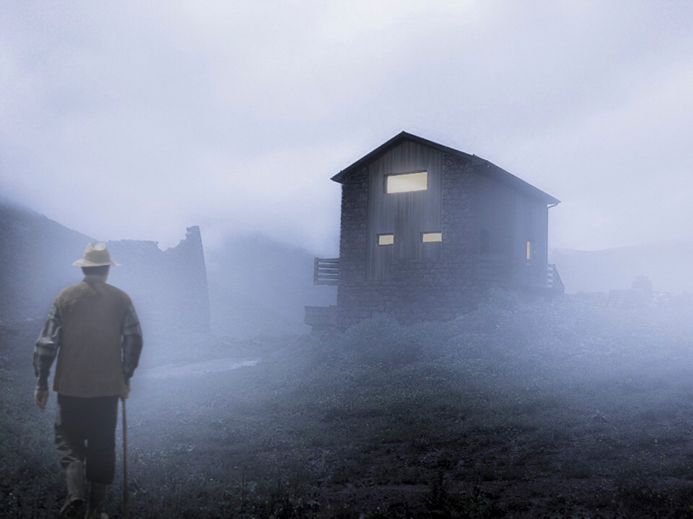 Обложка проекта: Частный жилой дом в посёлке Холст, урочище Джими.