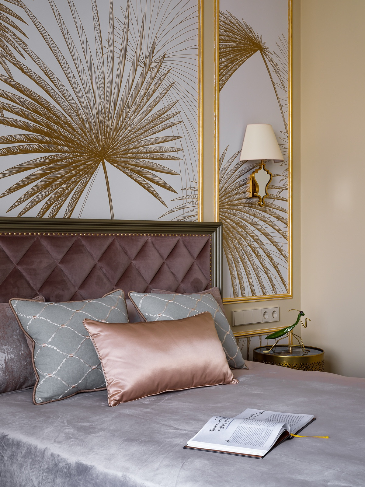 Люкс интерьер спальни в Квартире 160 кв. м. в стиле Неоклассика