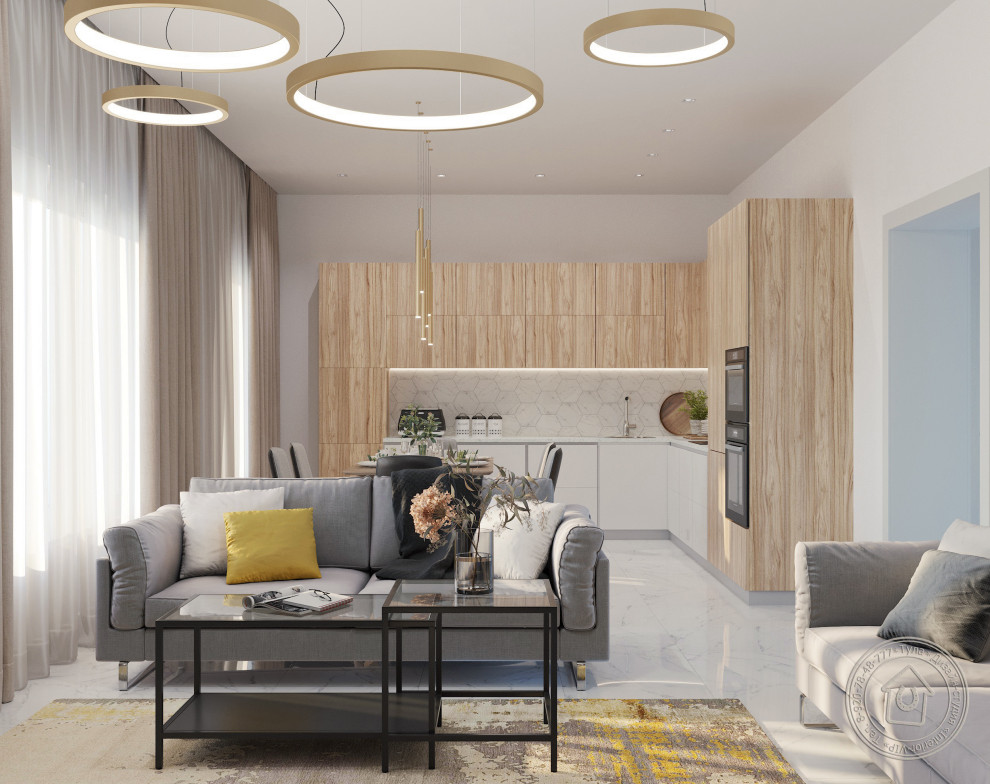 Дизайн-проект гостиной г. Тула