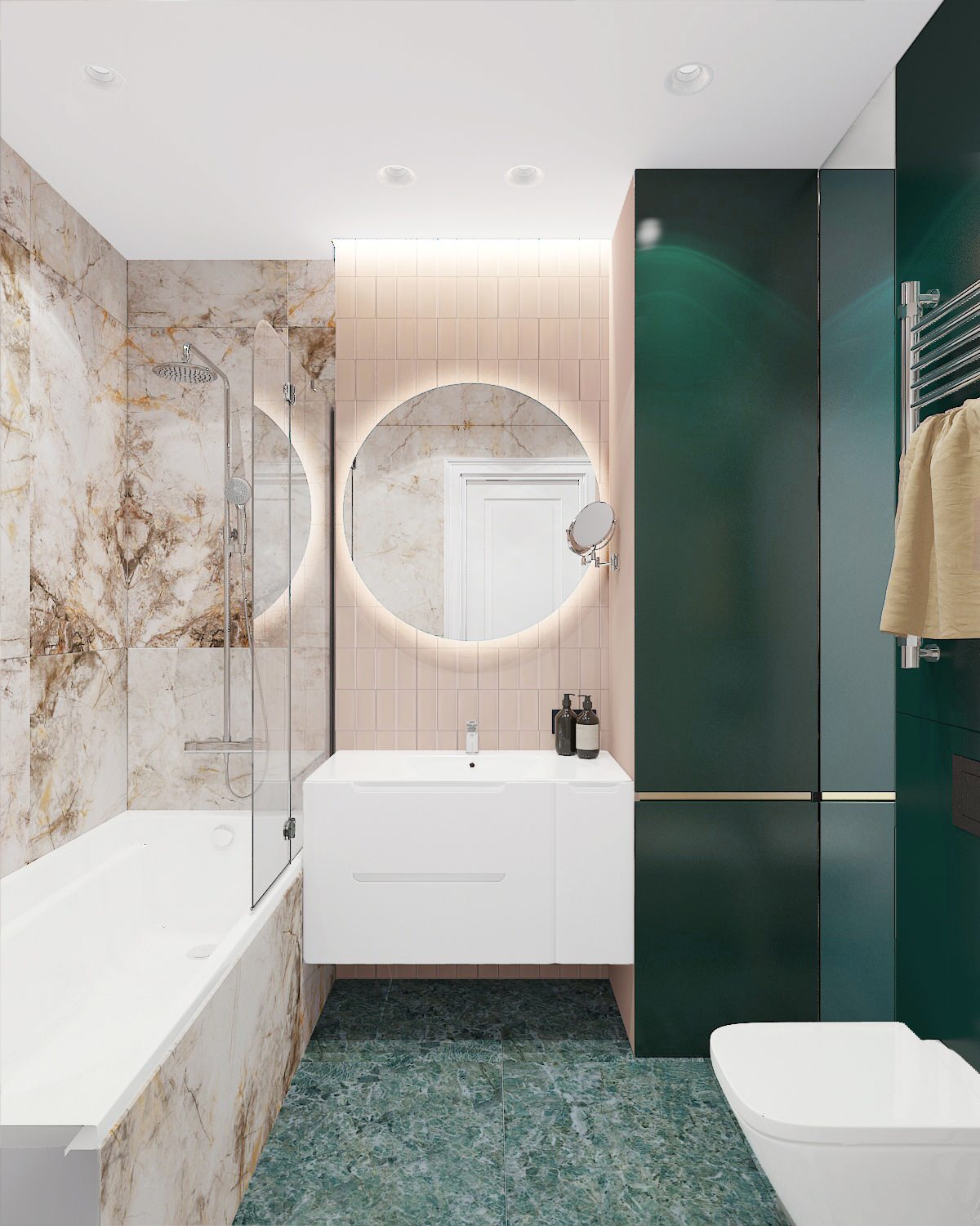 Ванная в ЖК Лефортово парк, Москва